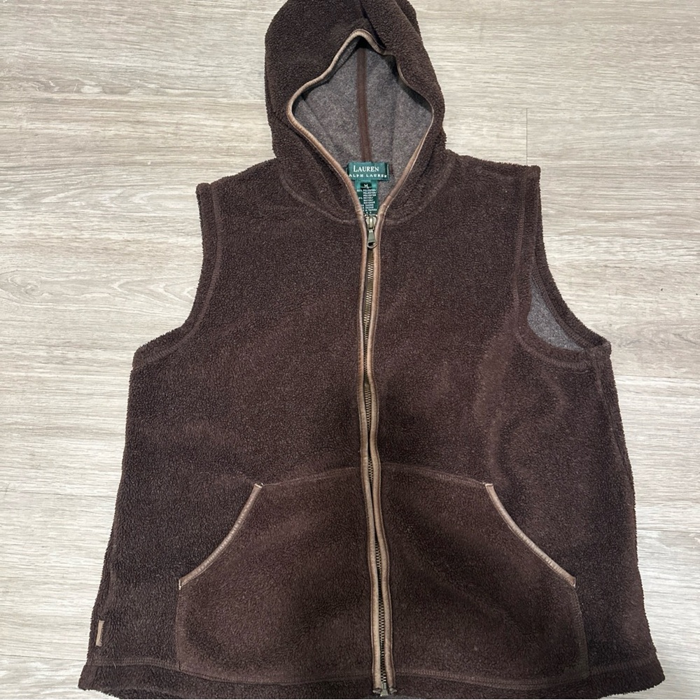 Ralph Lauren Chocolate Fleece Vest